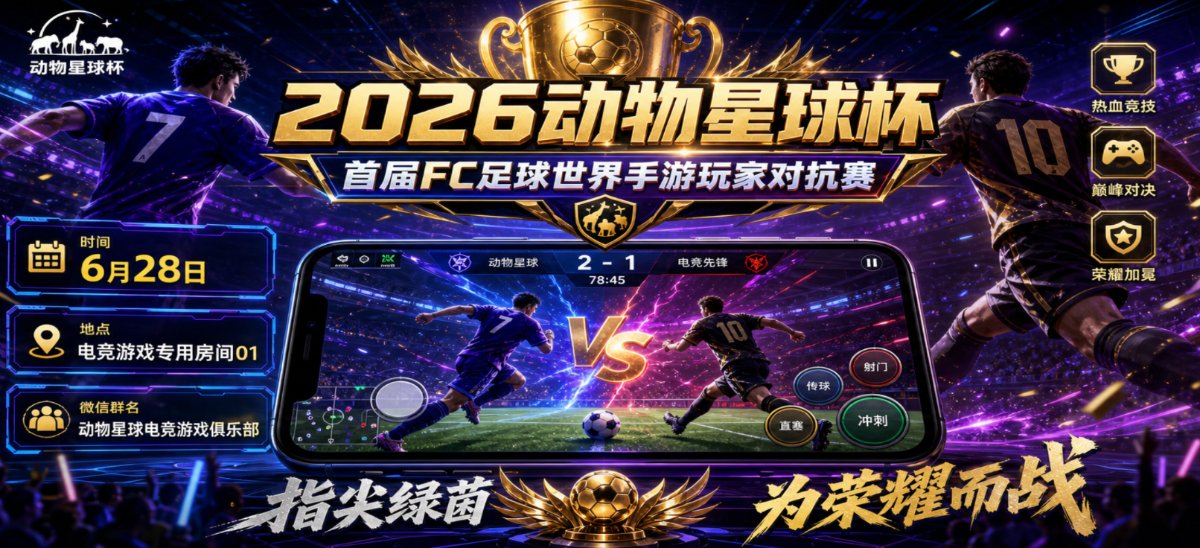2026动物星球杯首届FC足球世界手游玩家对抗赛